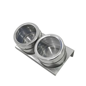 JOGO IMANTADO INOX COM 2 PORTA TEMPEROS - 90877