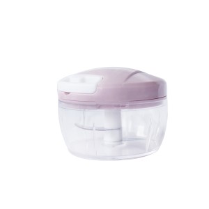 MINI MULTIPROCESSADOR DE ALIMENTOS MANUAL EM PLÁSTICO COM 2 LÂMINAS 6X8CM - CZ19555-LL