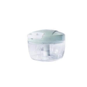 MINI MULTIPROCESSADOR DE ALIMENTOS MANUAL EM PLÁSTICO COM 2 LÂMINAS 6X8CM - CZ19555-VD