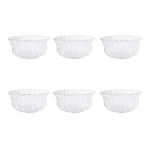 JOGO DE TAÇAS DE SOBREMESA COM 06 PEÇAS BOWL ANGEL 12X5CM - 7539