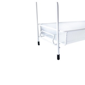 SUPORTE ORGANIZADOR DE METAL COM 02 PRATELEIRAS 31X17X33CM - 2674-BR