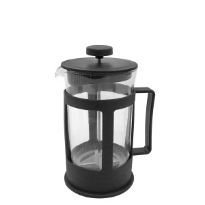 CAFETEIRA FRANCESA DE PLÁSTICO 600ML - PRETO