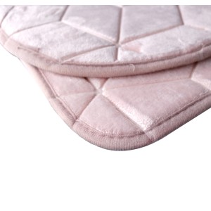 JOGO DE TAPETE PARA BANHEIRO ANTIDERRAPANTE DE POLIÉSTER COM 03 PCS - 96751-RS