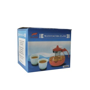 CHALEIRA DE VIDRO 1,5L COM INFUSOR INTERNO - 71253-AZ