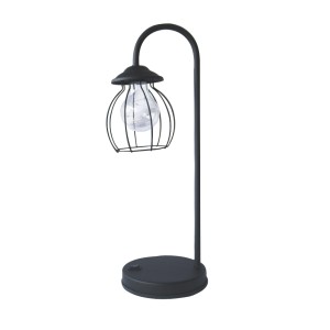 LUMINÁRIA DE METAL COM LUZ DE LED E CABO USB 13.5X41CM - 74067-PT