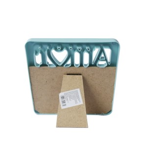 PORTA RETRATO DE PLÁSTICO 10X15CM HORIZONTAL COM FRASE AMOR - 73491-AZ