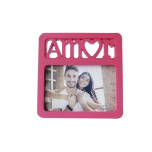 PORTA RETRATO DE PLÁSTICO 10X15CM HORIZONTAL COM FRASE AMOR - 73491-PK