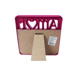 PORTA RETRATO DE PLÁSTICO 10X15CM HORIZONTAL COM FRASE AMOR - 73491-PK