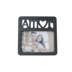 PORTA RETRATO DE PLÁSTICO 10X15CM HORIZONTAL COM FRASE AMOR - 73491-PT