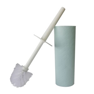 ESCOVA SANITÁRIA DE PLÁSTICO COM SUPORTE LINHA COLOR 8.5X42CM - 74635-AZ