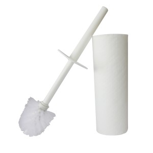 ESCOVA SANITÁRIA DE PLÁSTICO COM SUPORTE LINHA COLOR 8.5X42CM - 74635-BR