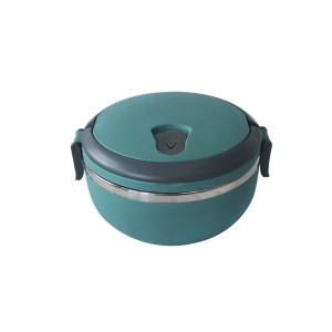 MARMITA DE INOX COM  VEDAÇÃO DE SILICONE ALÇA E TRAVA NAS LATERAIS - 6255-TI