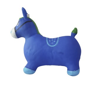 CAVALINHO UPA UPA DE BORRACHA COM SOM E LUZ 55X25X50 CM - DFM566-AZ