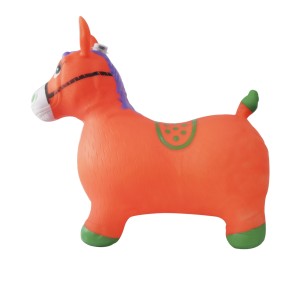 CAVALINHO UPA UPA DE BORRACHA COM SOM E LUZ 55X25X50 CM - DFM566-LJ