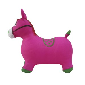 CAVALINHO UPA UPA DE BORRACHA COM SOM E LUZ 55X25X50 CM - DFM566-RS