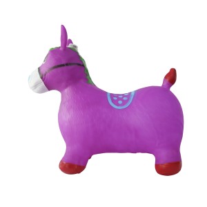 CAVALINHO UPA UPA DE BORRACHA COM SOM E LUZ 55X25X50 CM - DFM566-RX