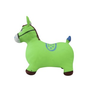 CAVALINHO UPA UPA DE BORRACHA COM SOM E LUZ 55X25X50 CM - DFM566-VD