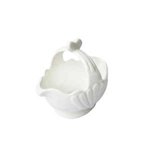 ENFEITE DECORATIVO DE CERÂMICA BRANCO - F202007