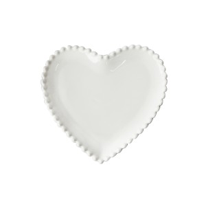 PETISQUEIRA DE CERAMICA EM FORMATO DE CORAÇÃO 20X21CM - F194236