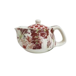 BULE CHALEIRA COM INFUSOR CERÂMICA  FLORAL 250 ML - BULP35-C