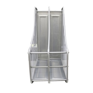 ORGANIZADOR DE DOCUMENTOS, REVISTAS E PAPEIS DE METAL 16X35 02 DIVISÓRIAS - FG909-CZ