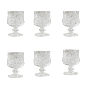 CONJUNTO DE MINI TAÇA DE VIDRO 40 ML - 4,5CMX7CM - F161025