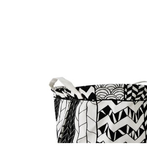 CESTO ORGANIZADOR DE POLIÉSTER COM ALÇAS NAS LATERAIS 49X40CM - 1400-F