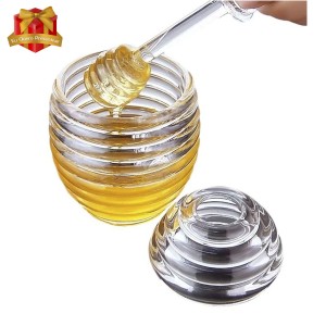 MELEIRA EM  ACRILICO TRANSPARENTE 250ML  - 4691