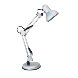 LUMINARIA DE MESA ARTICULADA DE METAL 62 X 15CM BIVOLT - AL55028-PTA