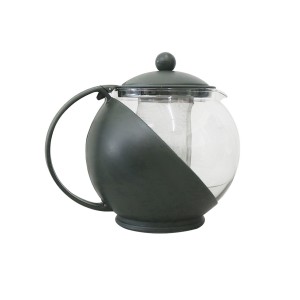 BULE PARA CHÁ DE VIDRO E PLÁSTICO COM INFUSOR INTERNO 750 ML - CA11081-VD