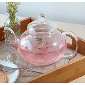 CHALEIRA EM VIDRO COM INFUSOR INTERNO 540 ML - VDA15003