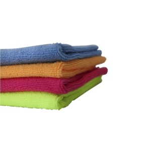 PANO PARA LIMPEZA 100 % POLIÉSTER COM 4 UNIDADES EM MICROFIBRA 35X35CM - CT3020