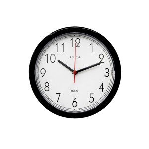 RELOGIO DE PAREDE DE PLÁSTICO 25 CM  - 411-PT