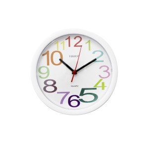 RELOGIO DE PAREDE DE PLÁSTICO 25 CM  - 413-BR