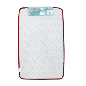 JOGO DE TAPETE PARA BANHEIRO DE POLIÉSTER ANTIDERRAPANTE 50X80CM 03 PCS - CT3029-VN