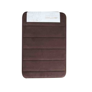 TAPETE PARA BOX DE BANHEIRO ANTIDERRAPANTE DE POLIESTER 40CMX60CM- WC409413-MR