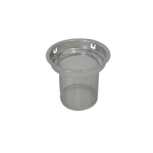 CHALEIRA DE VIDRO E INOX COM INFUSOR 700 ML 12X13,5CM - 5507-KH