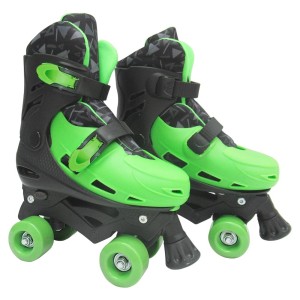 PATINS ROLLER VERDE DE PLÁSTICO AJUSTÁVEL NUMERAÇÃO DO 37 AO 40 - DMR5854G