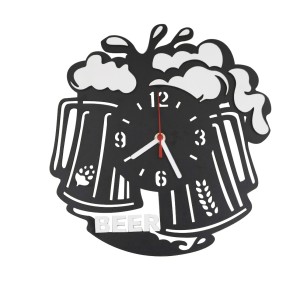 RELOGIO DE PAREDE BEER EM  MDF 30 CM - 38613