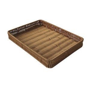 BANDEJA ARAMADA DE PLÁSTICO ORGANIZADORA  25X35CM - 96447-BG