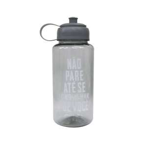 GARRAFA PLASTICA SQUEEZE 1.L NÃO PARE ATÉ SE ORGULHAR DE VOCÊ- 95351-CZ