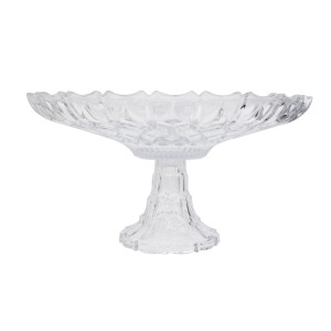 FRUTEIRA COM PÉ DE VIDRO 18X33,5 CM- 481022W