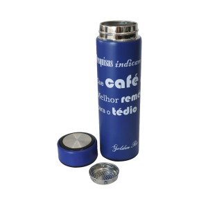 GARRAFA TÉRMICA COM INFUSOR DE 470 ML FOSCA - GDR0299-A1