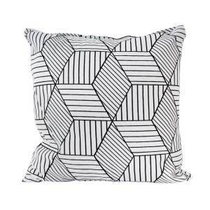 CAPA DE ALMOFADA ESTAMPA GEOMETRICA 100% POLIESTER 40X40CM - 2341-D