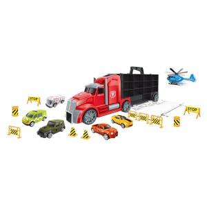 CAMINHÃO MALETA SERVIÇOS COM 6 CARRINHOS E ACESSÓRIOS - DMT5926