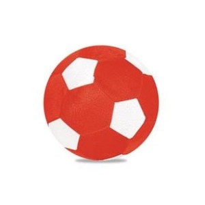 ALMOFADA PELUCIA BOLA G COLORIDA VERMELHA E BRANCA- 20 CM - 31300131-VMBC