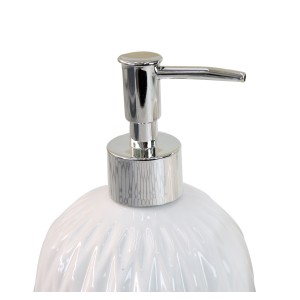 KIT DE BANHEIRO DE CERAMICA COM 02 PEÇAS 400 ML - KB3006-BR