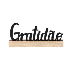 ENFEITE GRATIDAO DE MDF 3,8X8,8X19,8CM - 3262
