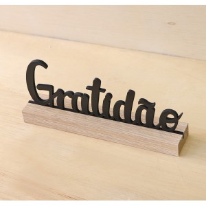 ENFEITE GRATIDAO DE MDF 3,8X8,8X19,8CM - 3262