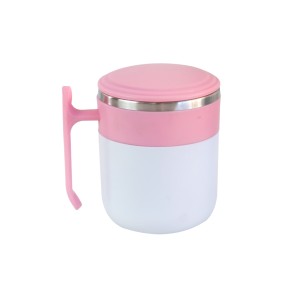 CANECA DE INOX 350 ML ROSA - GDR0664-RS